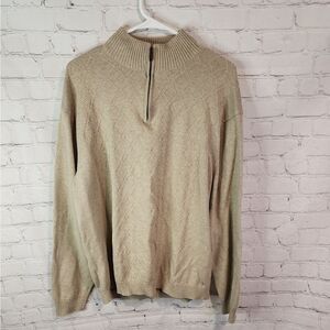 Men's Perry Ellis zip-up sweater fleece, XL